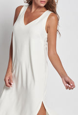 Vestido blanco largo – VISS Esther | Edición limitada